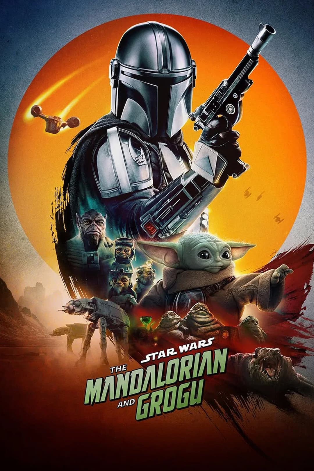poster of Star Wars: The Mandalorian and Grogu