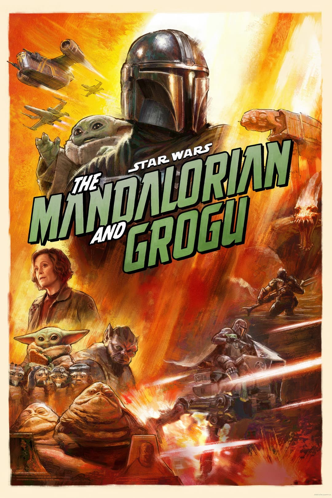 poster of Star Wars: The Mandalorian and Grogu